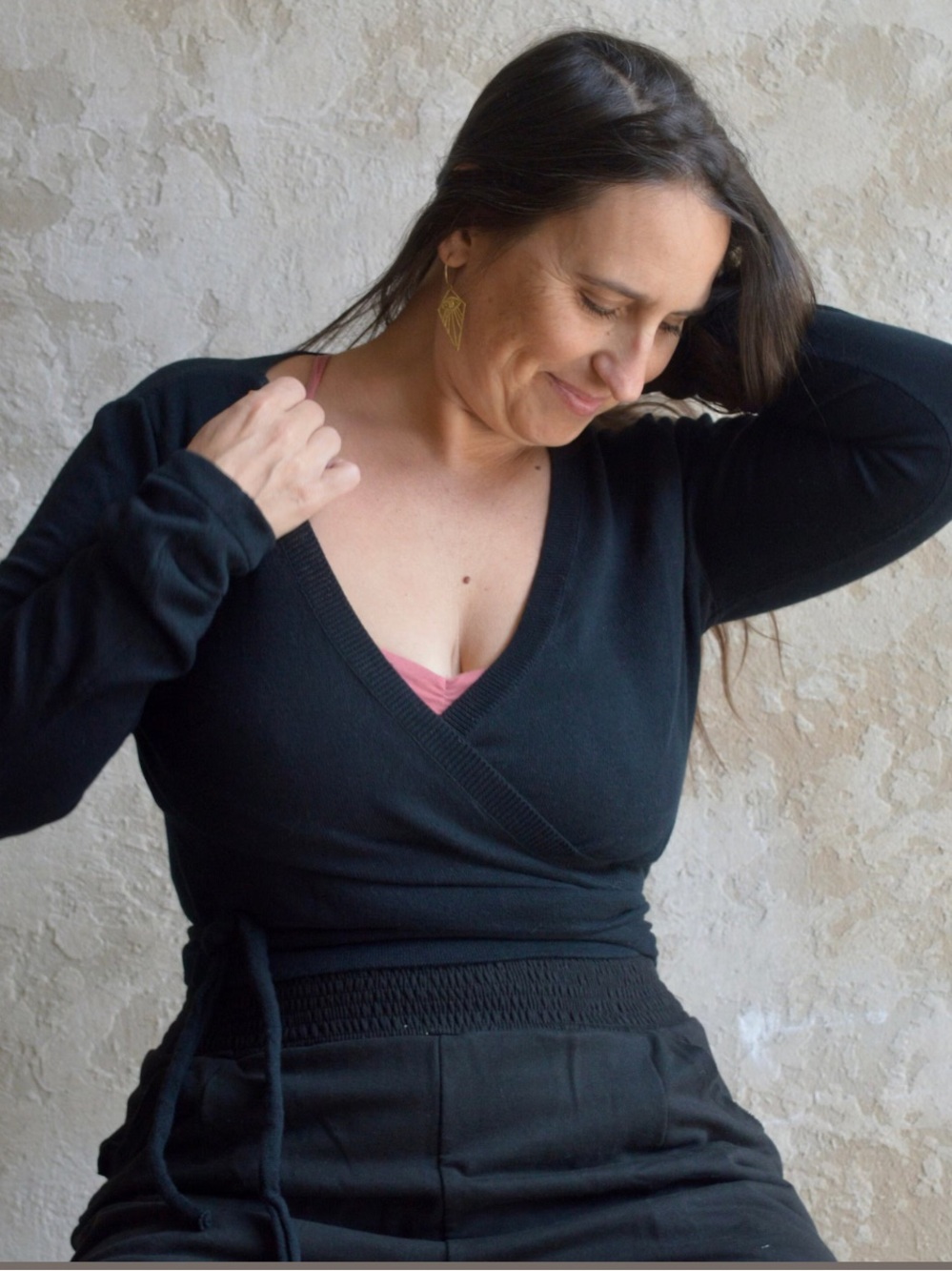 Colibrí Wrap - Organic Cotton Wrap Sweater